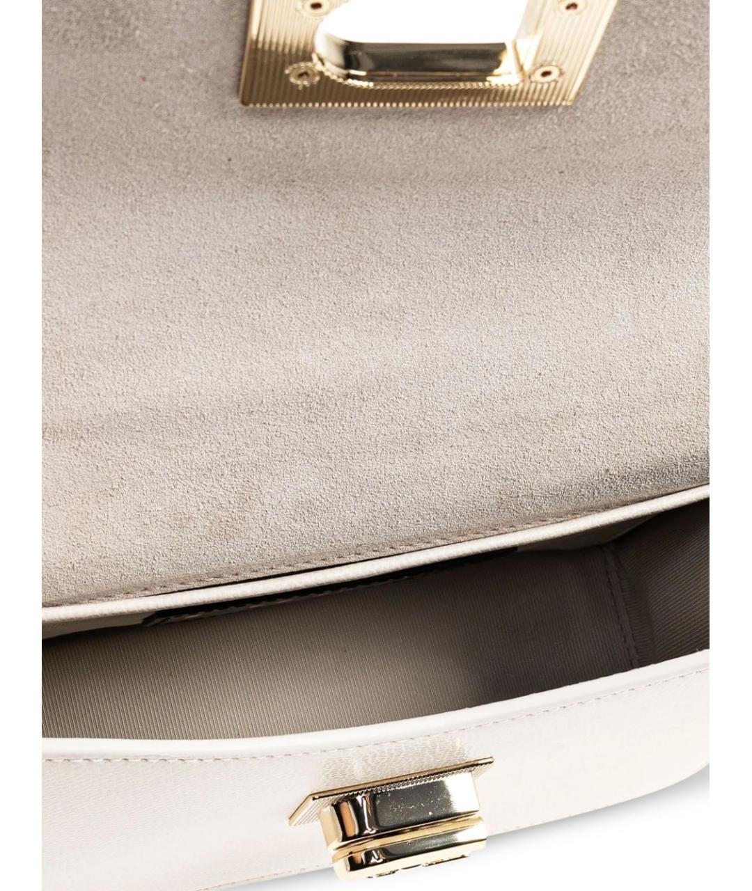 FURLA Белая кожаная сумка через плечо, фото 5