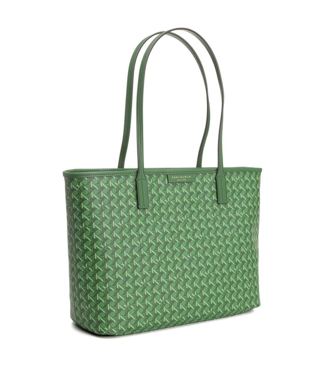TORY BURCH Зеленая сумка тоут, фото 2