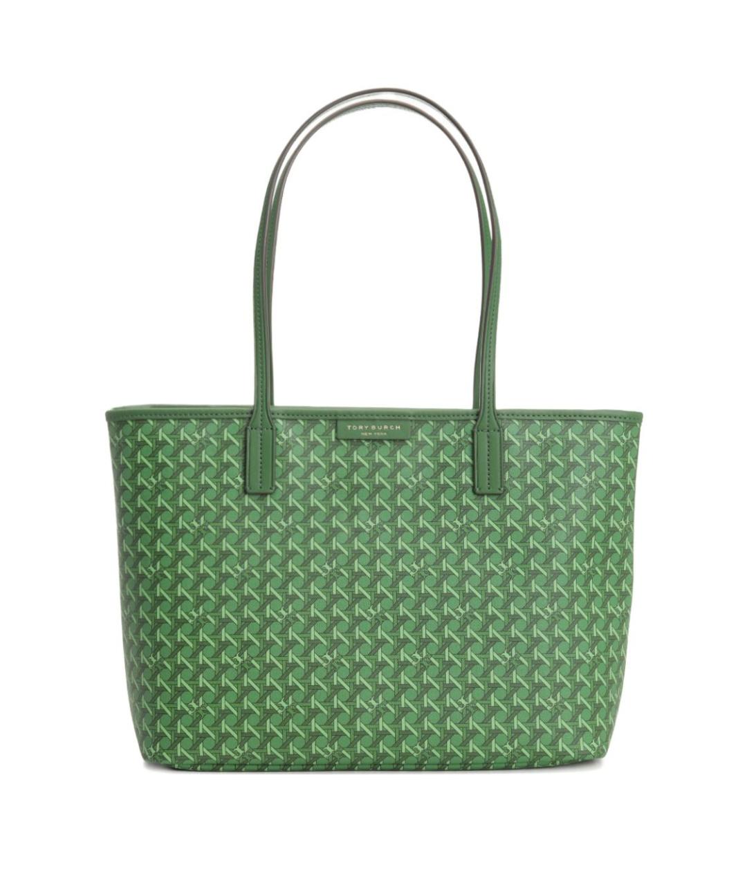 TORY BURCH Зеленая сумка тоут, фото 1