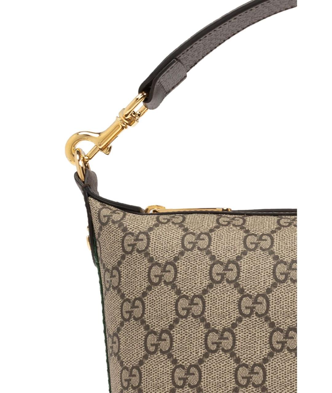 GUCCI Бежевая сумка с короткими ручками, фото 5