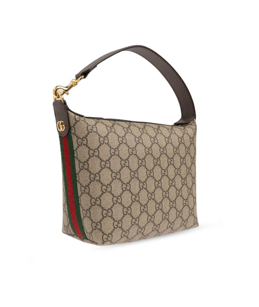 GUCCI Бежевая сумка с короткими ручками, фото 6