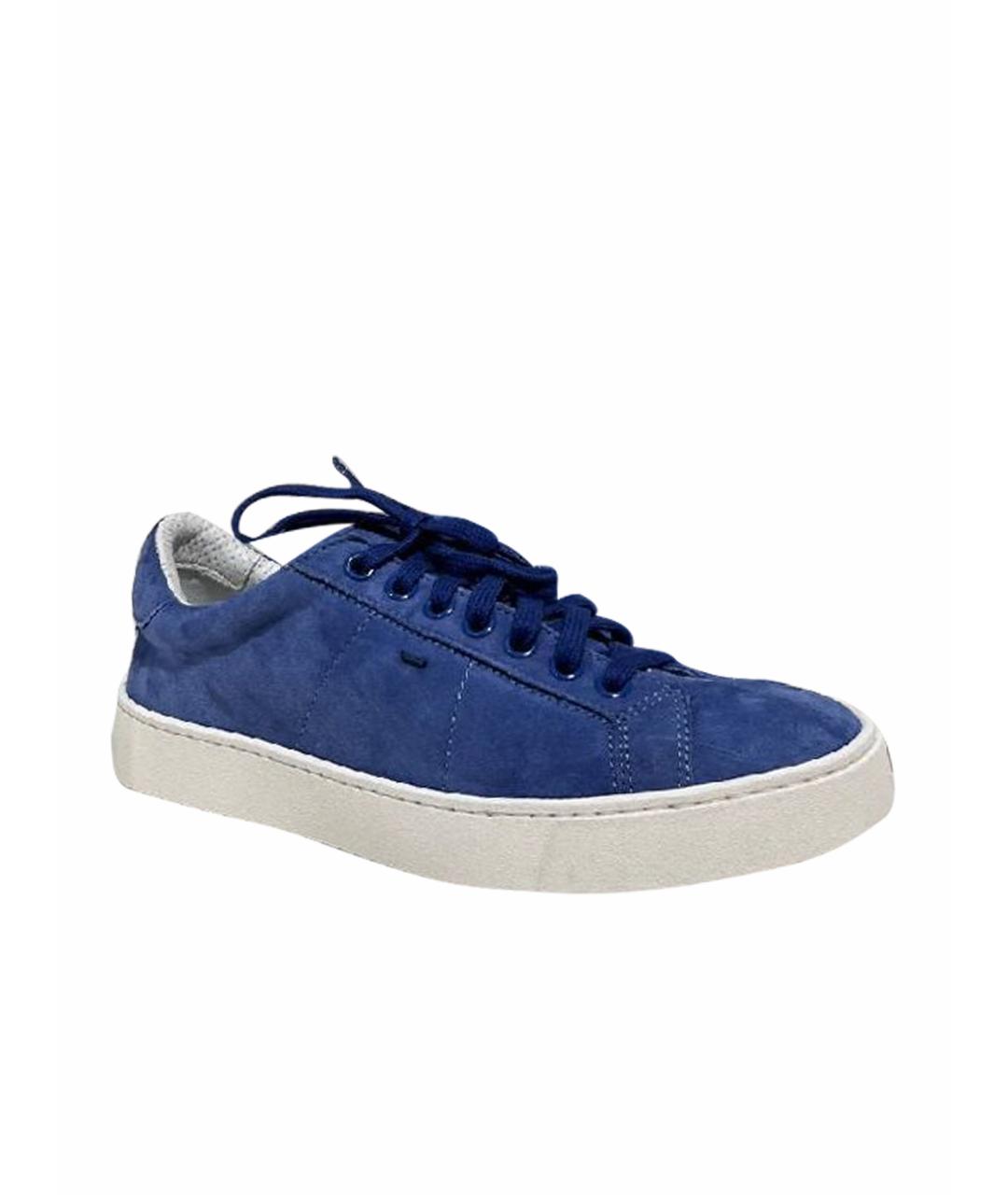 SANTONI Синие кеды, фото 1