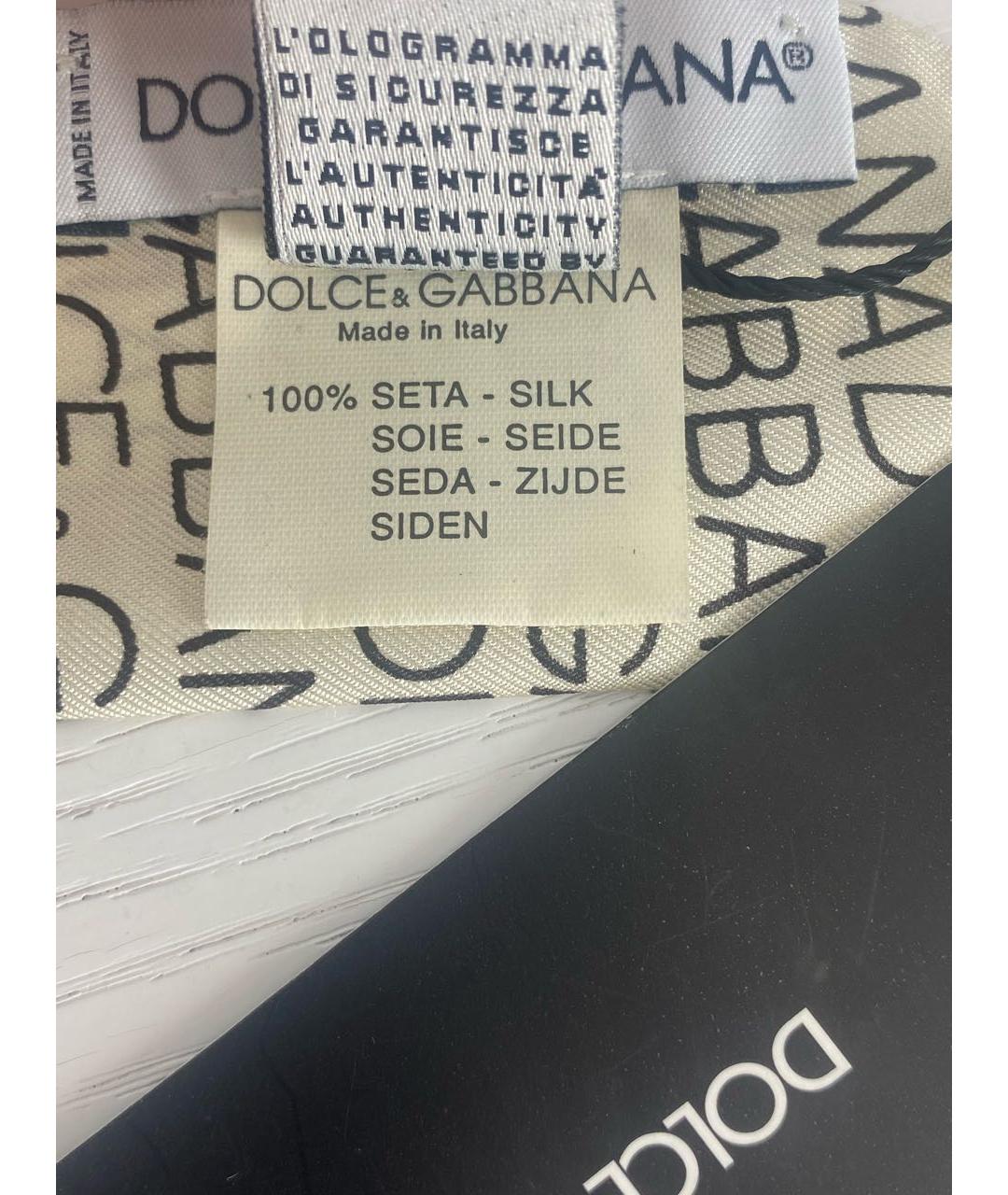 DOLCE&GABBANA Шелковый платок, фото 5