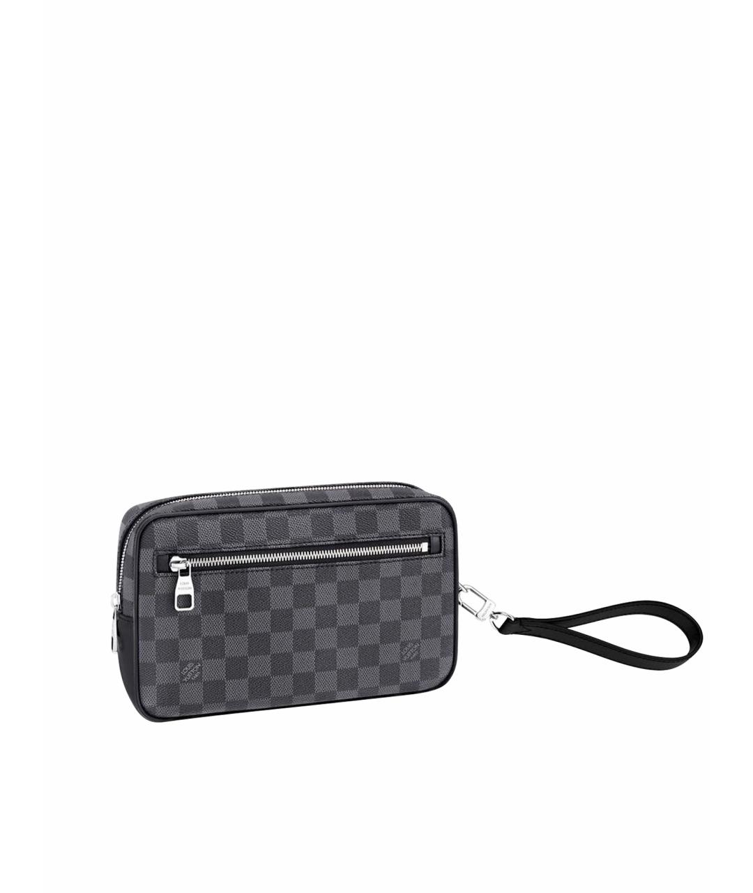 LOUIS VUITTON Антрацитовая барсетка, фото 1