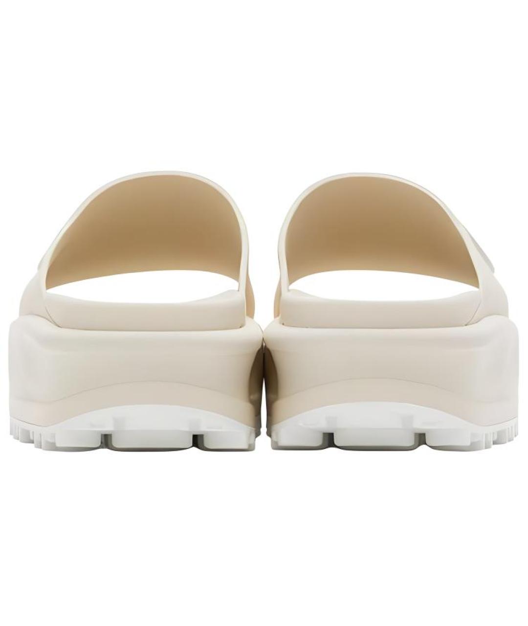 GUCCI Белые шлепанцы, фото 3