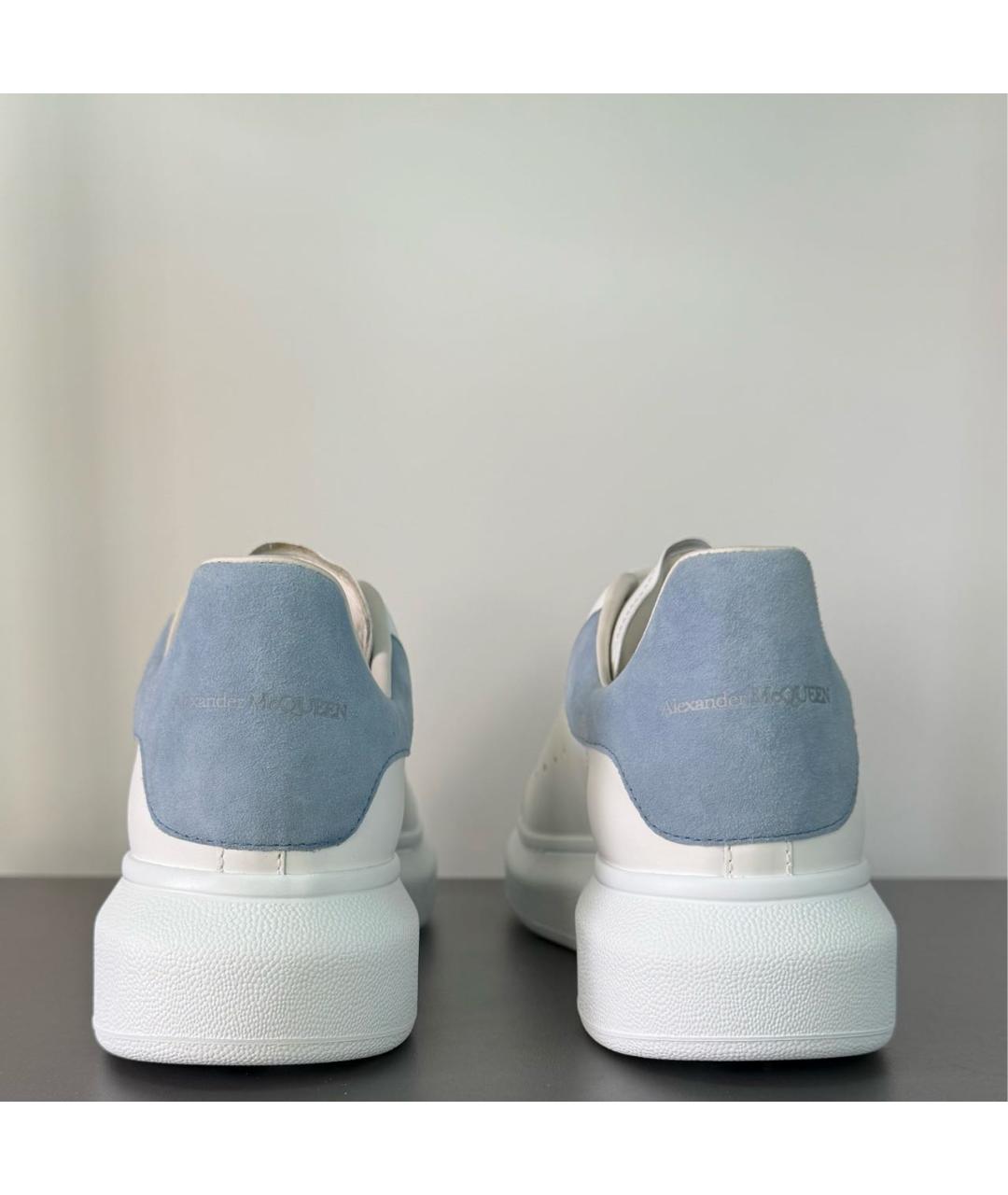 ALEXANDER MCQUEEN Белые кожаные кеды, фото 5