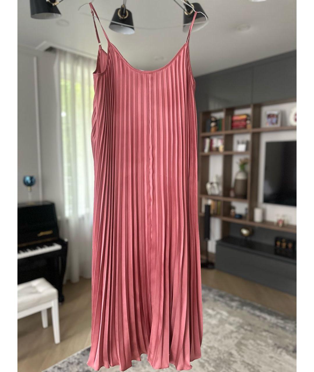 MICHAEL KORS Коралловое полиэстеровое коктейльное платье, фото 2