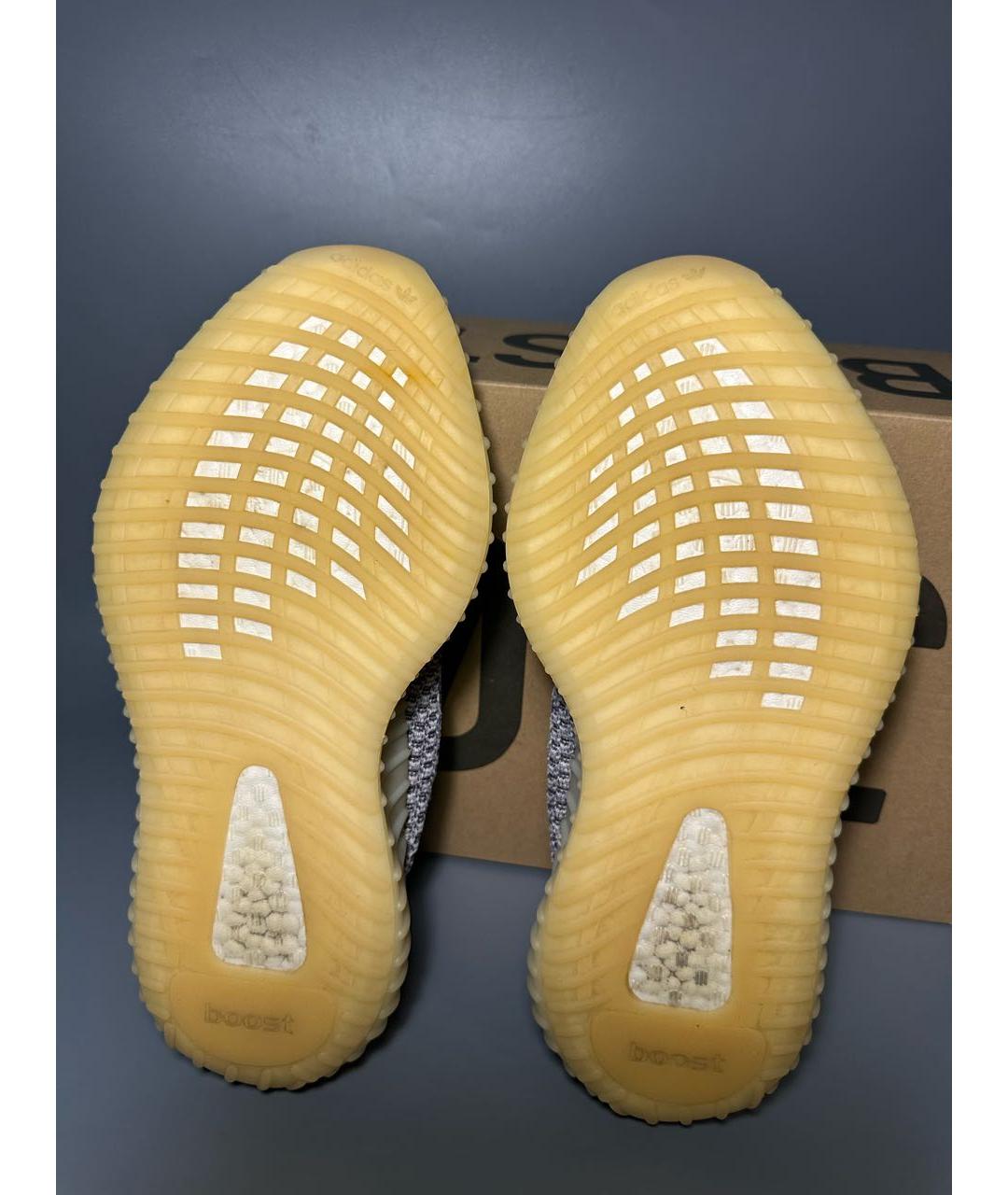 ADIDAS YEEZY Бежевые синтетические низкие кроссовки / кеды, фото 7