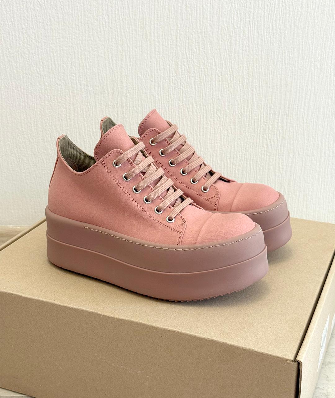 RICK OWENS Розовые кеды, фото 7