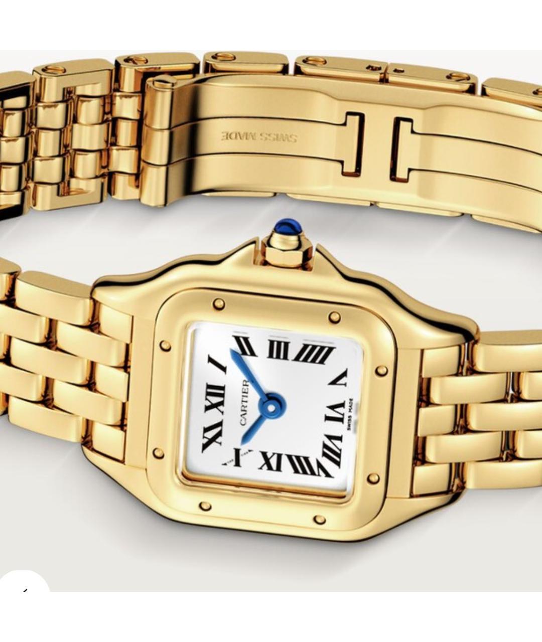 CARTIER Золотые часы из желтого золота, фото 2