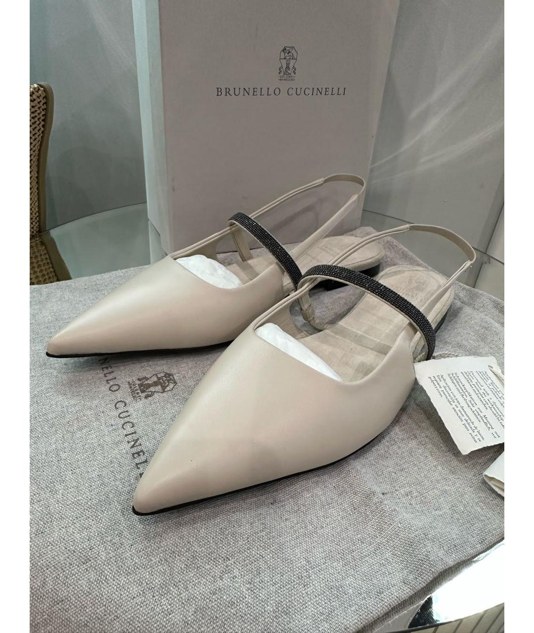 BRUNELLO CUCINELLI Кожаные туфли, фото 5