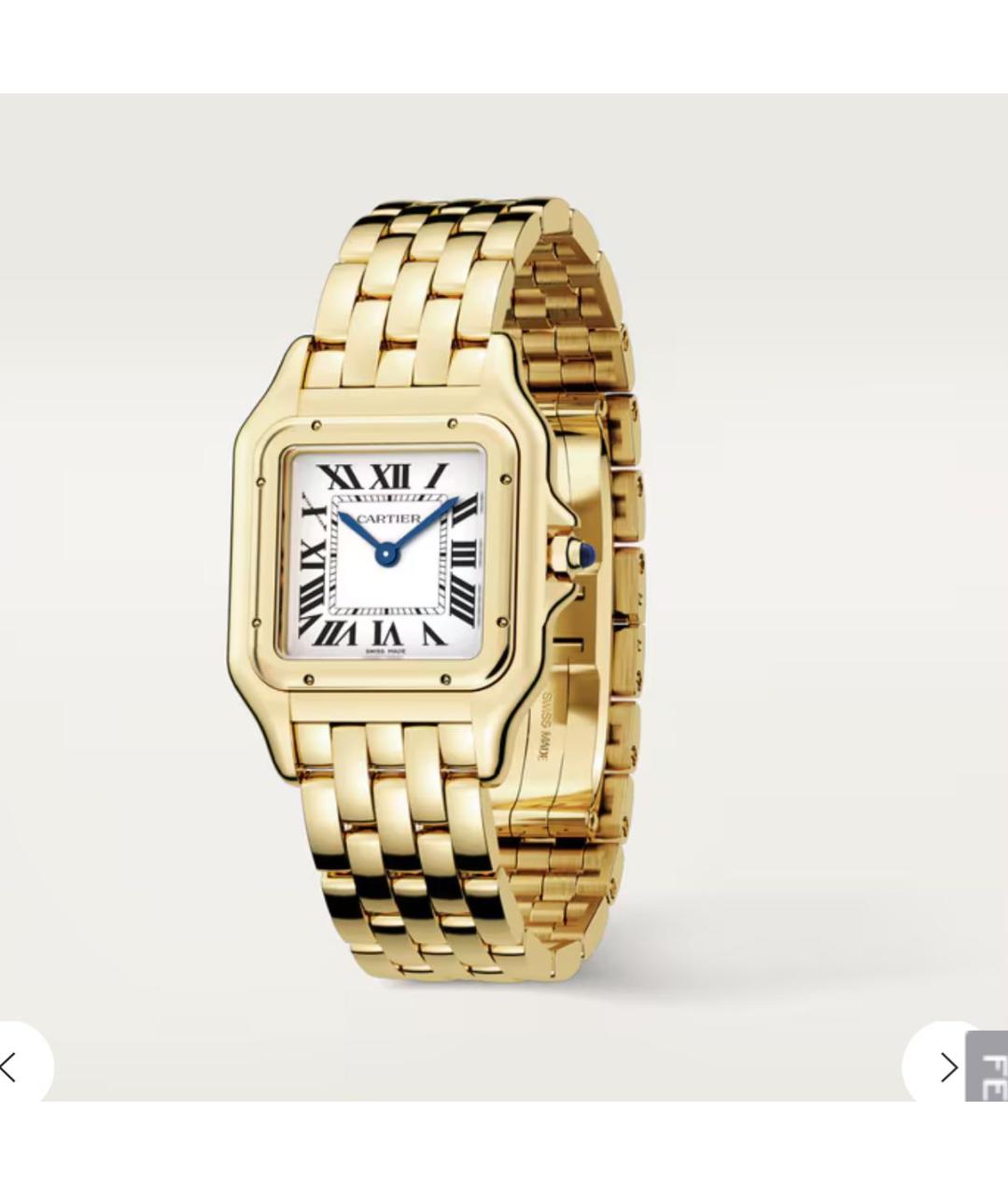CARTIER Золотые часы из желтого золота, фото 2