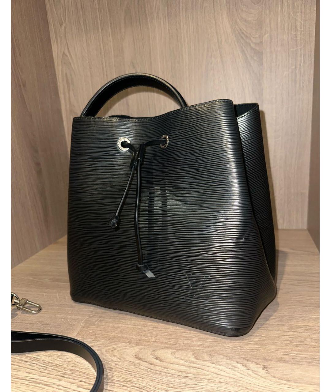 LOUIS VUITTON Черная сумка через плечо, фото 4