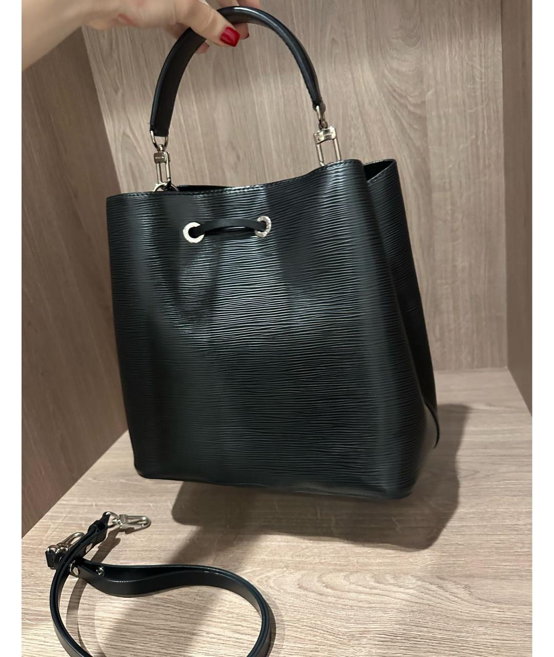 LOUIS VUITTON Черная сумка через плечо, фото 5
