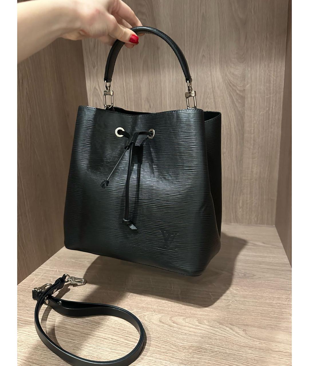 LOUIS VUITTON Черная сумка через плечо, фото 8
