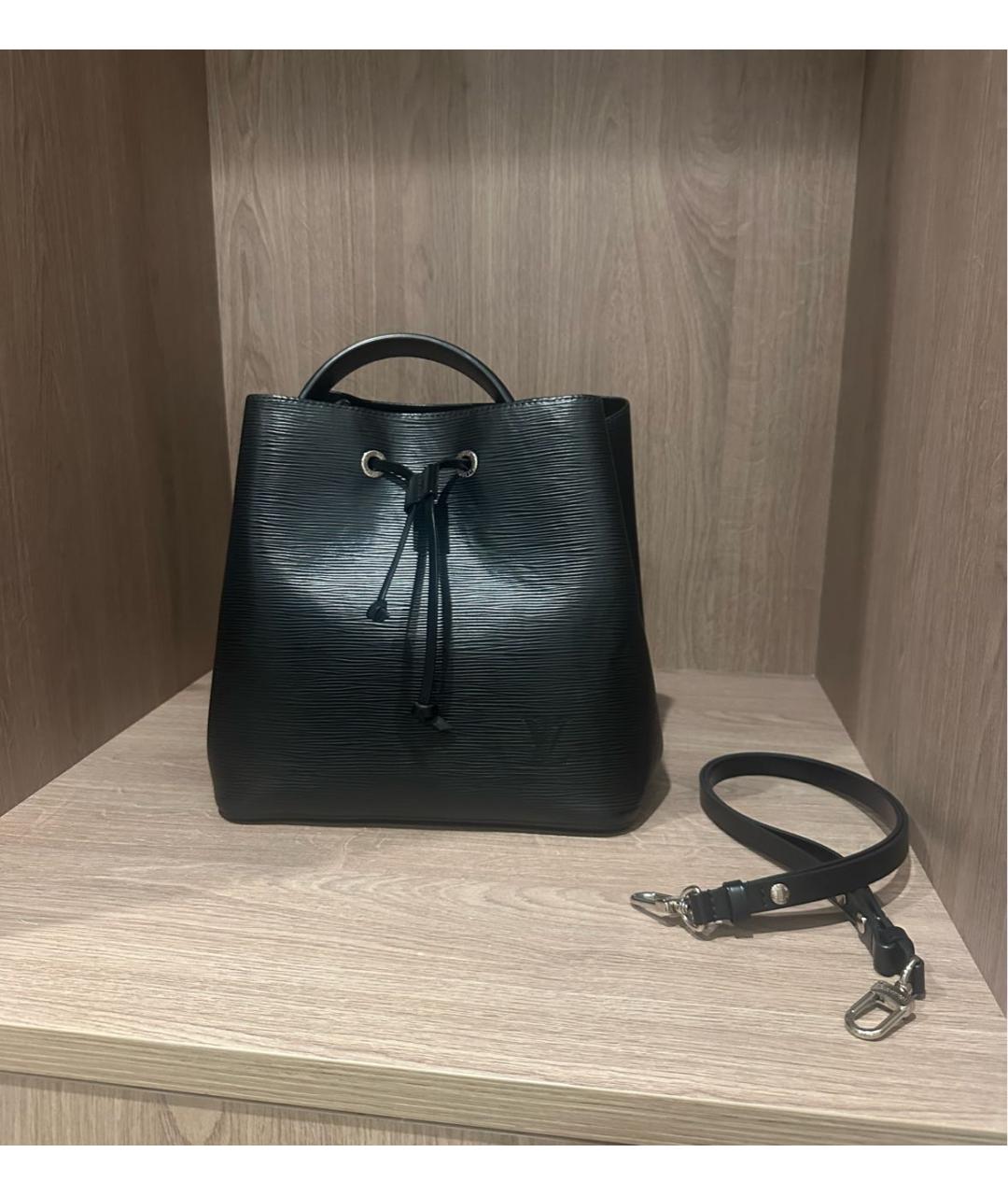 LOUIS VUITTON Черная сумка через плечо, фото 6