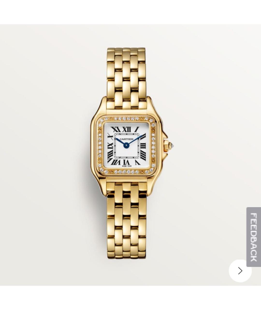 CARTIER Золотые часы из желтого золота, фото 5