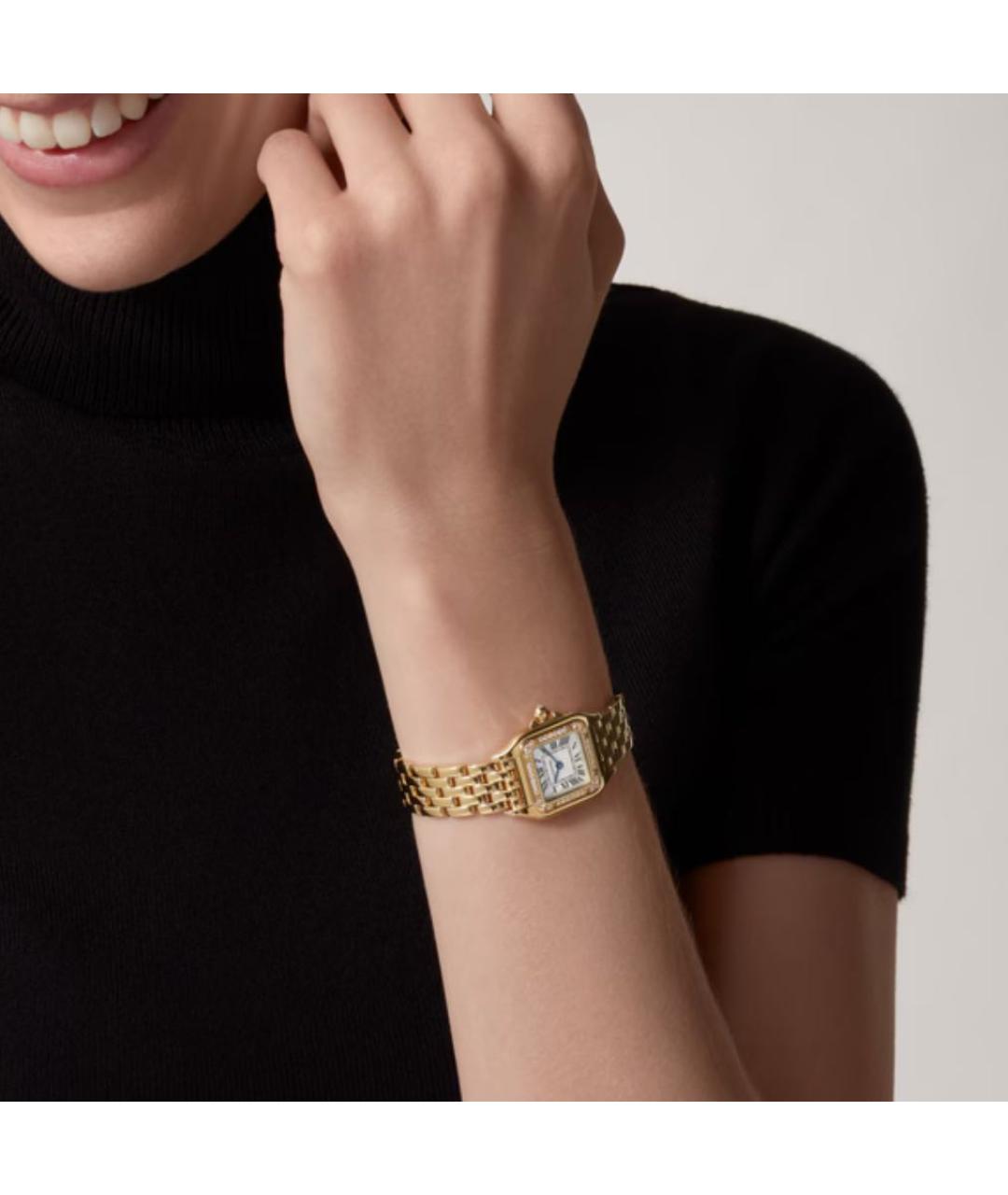 CARTIER Золотые часы из желтого золота, фото 3