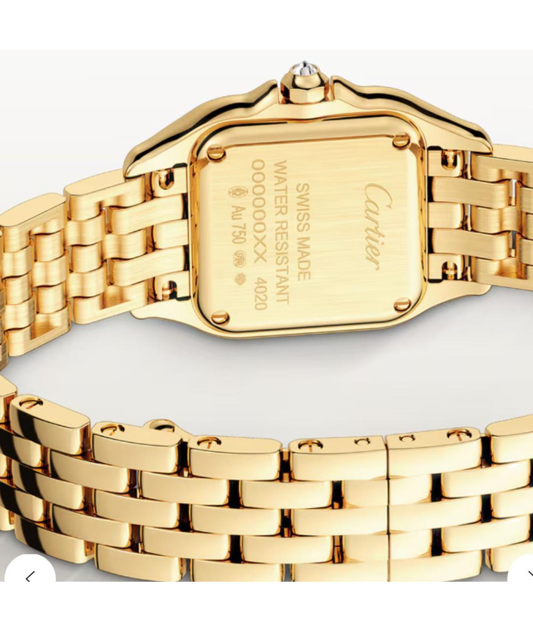 CARTIER Золотые часы из желтого золота, фото 4
