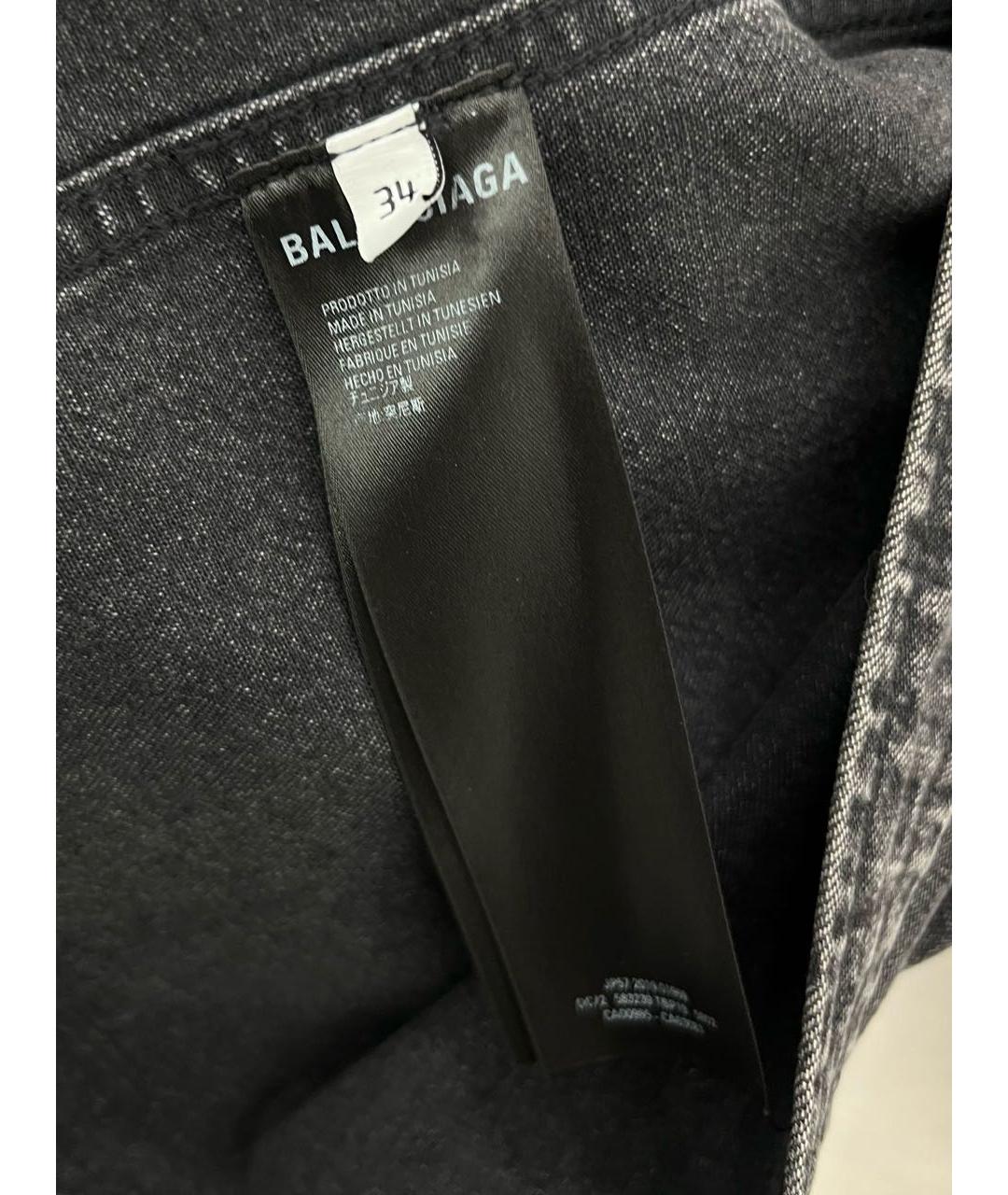 BALENCIAGA Серая деним рубашка, фото 5