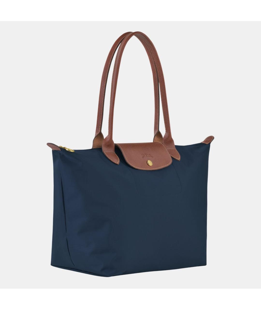LONGCHAMP Темно-синяя сумка тоут, фото 2