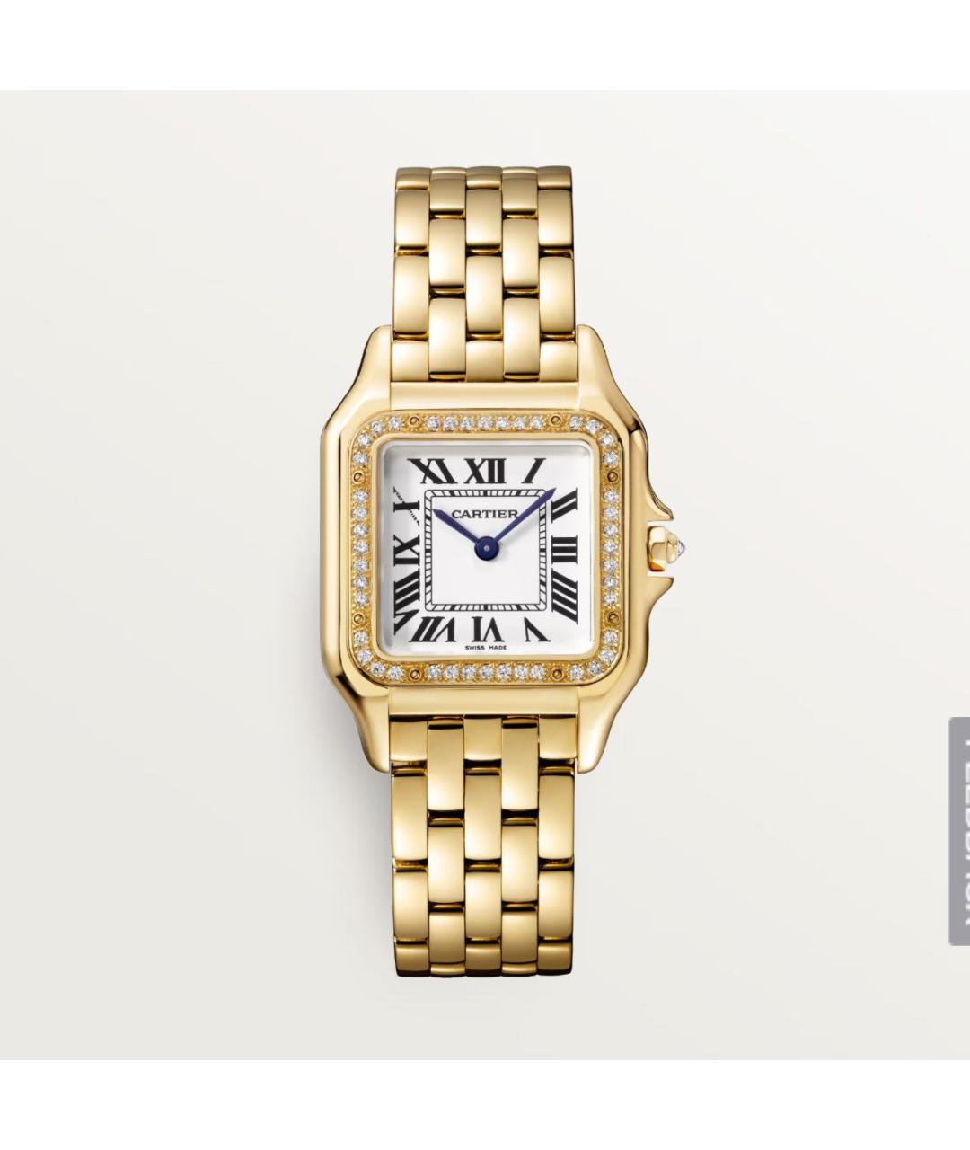 CARTIER Золотые часы из желтого золота, фото 4
