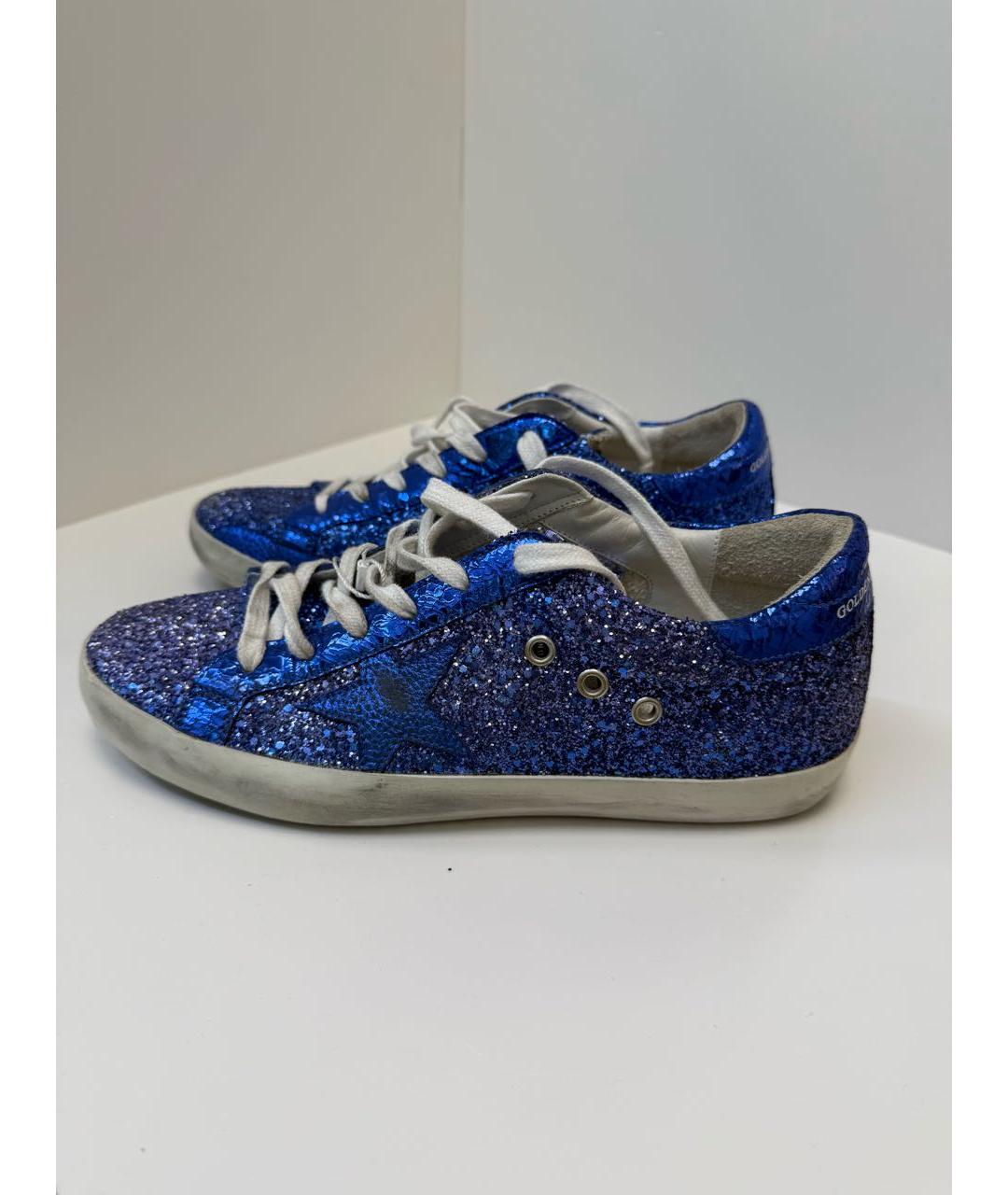 GOLDEN GOOSE DELUXE BRAND Синие кроссовки, фото 5