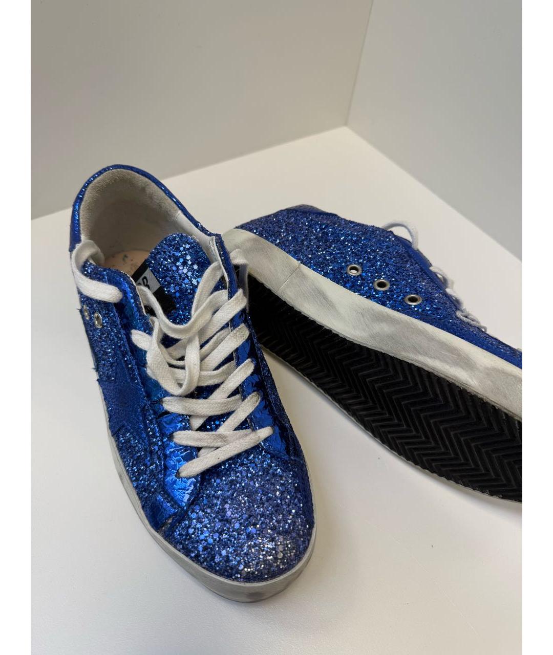 GOLDEN GOOSE DELUXE BRAND Синие кроссовки, фото 4