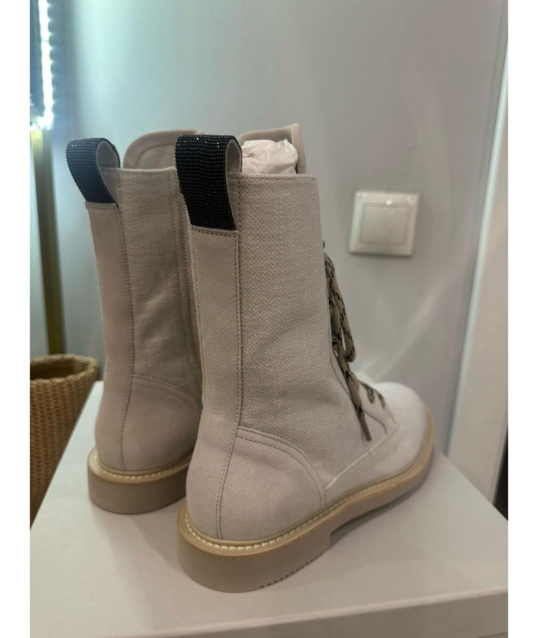 BRUNELLO CUCINELLI Текстильные ботинки, фото 6