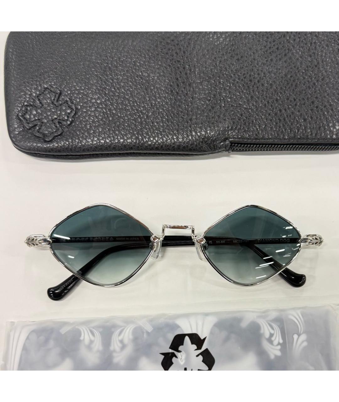 CHROME HEARTS Голубые солнцезащитные очки, фото 2