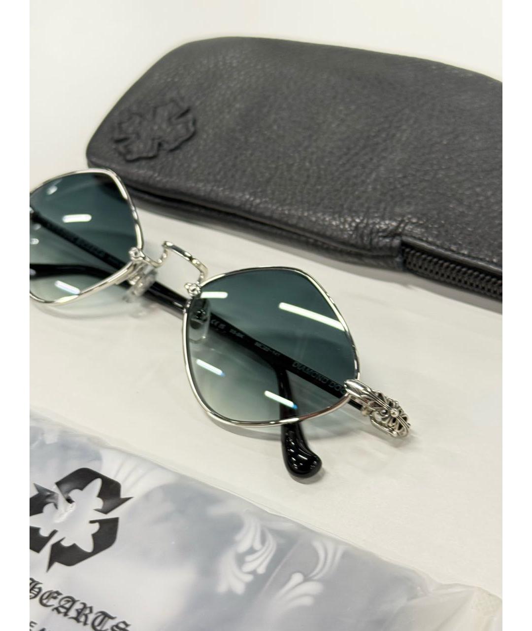 CHROME HEARTS Голубые солнцезащитные очки, фото 4