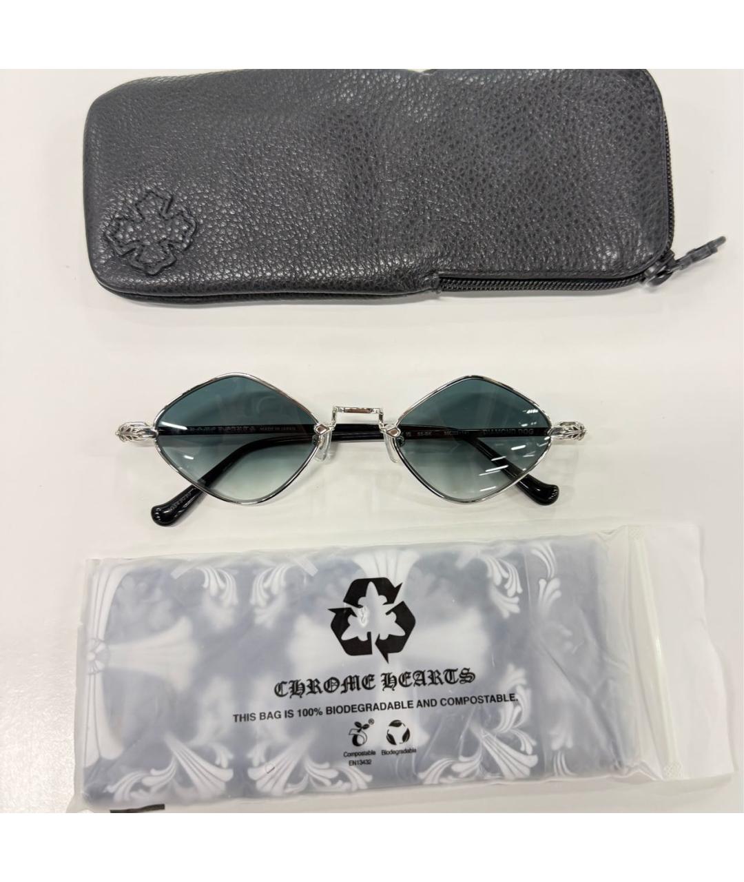 CHROME HEARTS Голубые солнцезащитные очки, фото 5