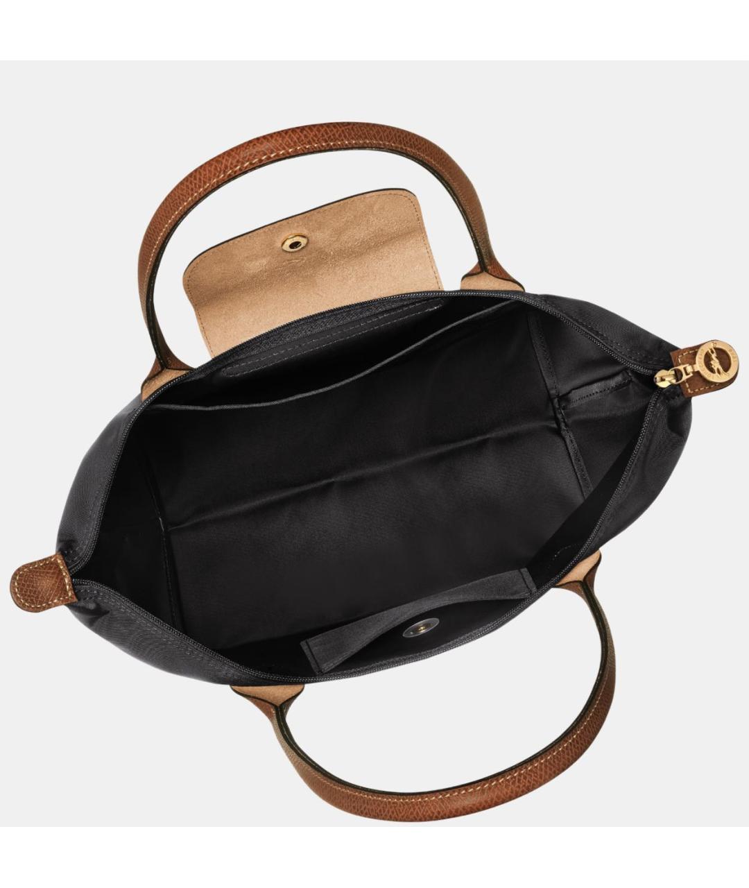LONGCHAMP Черная сумка тоут, фото 4