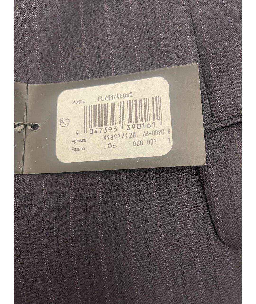 HUGO BOSS Темно-синий классический костюм, фото 4