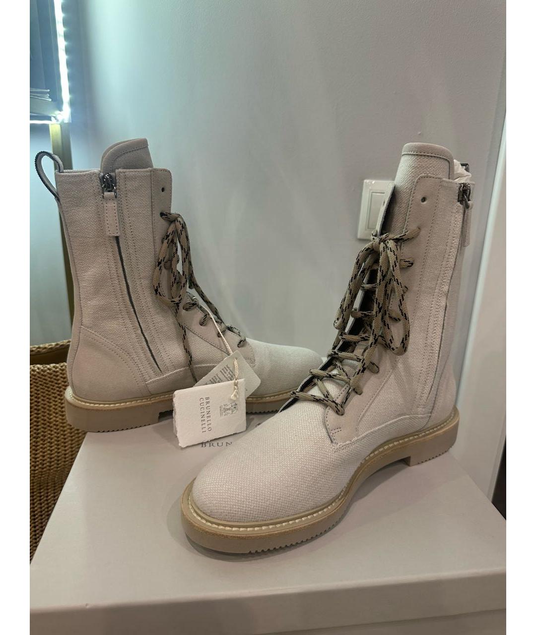 BRUNELLO CUCINELLI Текстильные ботинки, фото 8