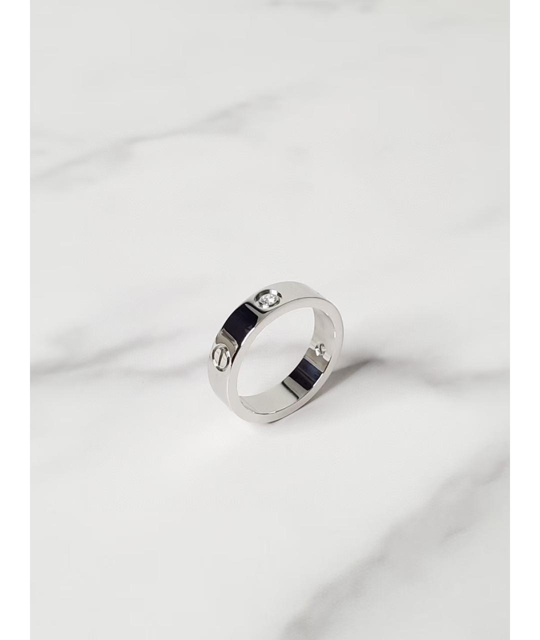 CARTIER Серебряное кольцо из белого золота, фото 2