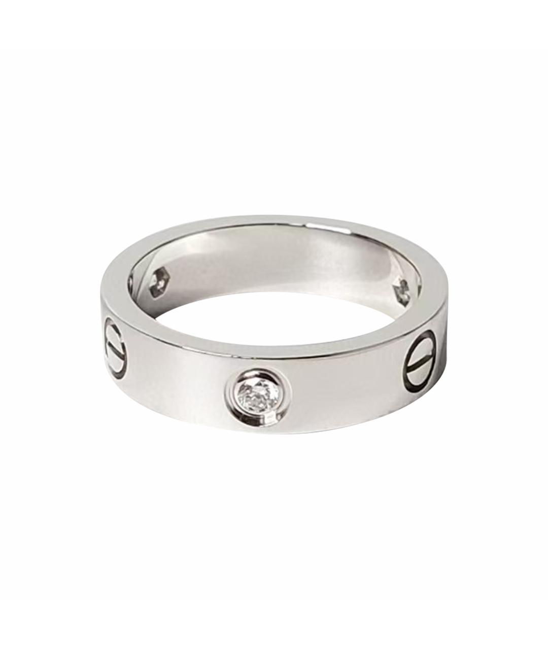 CARTIER Серебряное кольцо из белого золота, фото 1