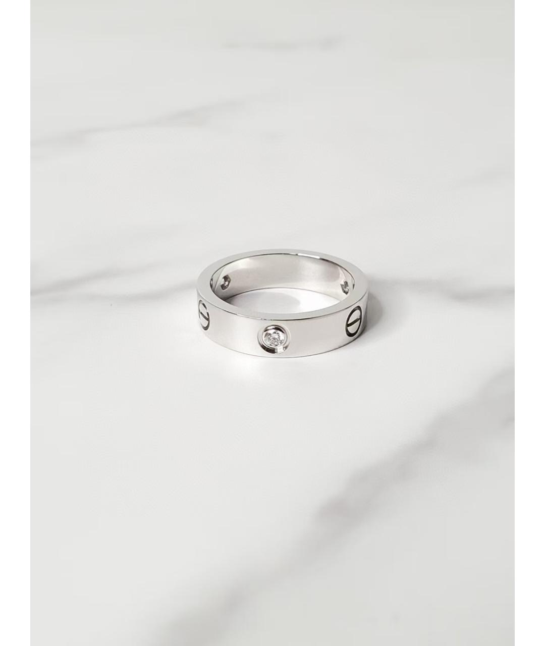 CARTIER Серебряное кольцо из белого золота, фото 3