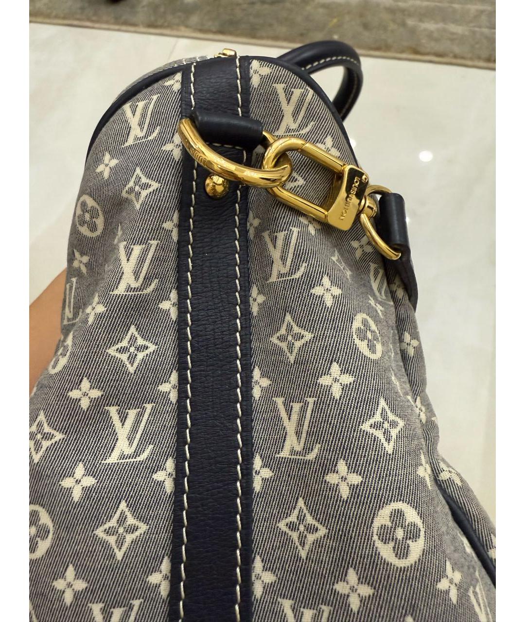 LOUIS VUITTON Синяя сумка тоут, фото 7