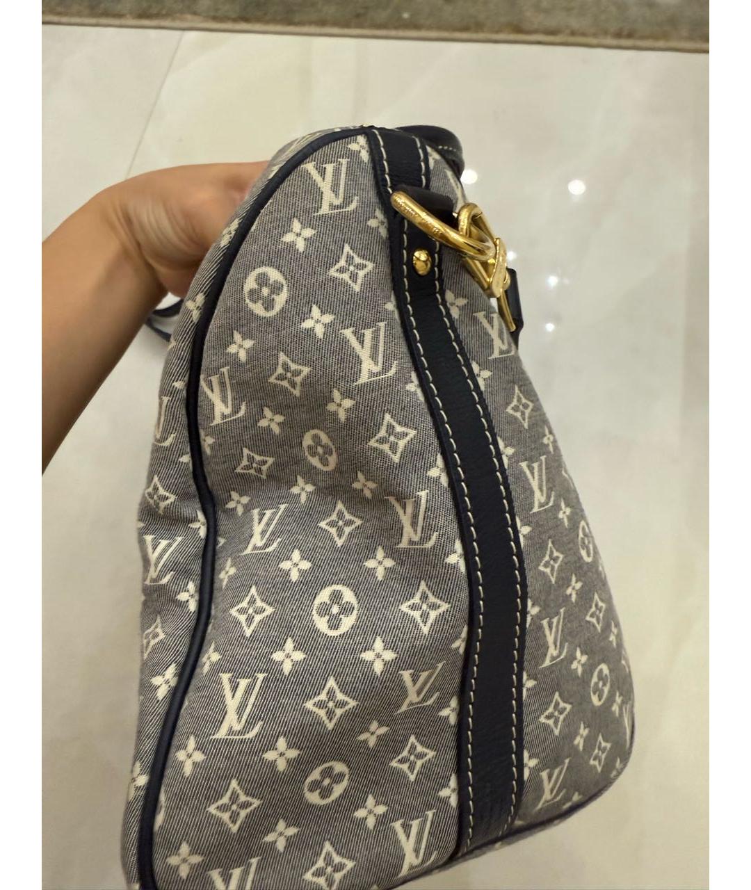 LOUIS VUITTON Синяя сумка тоут, фото 2