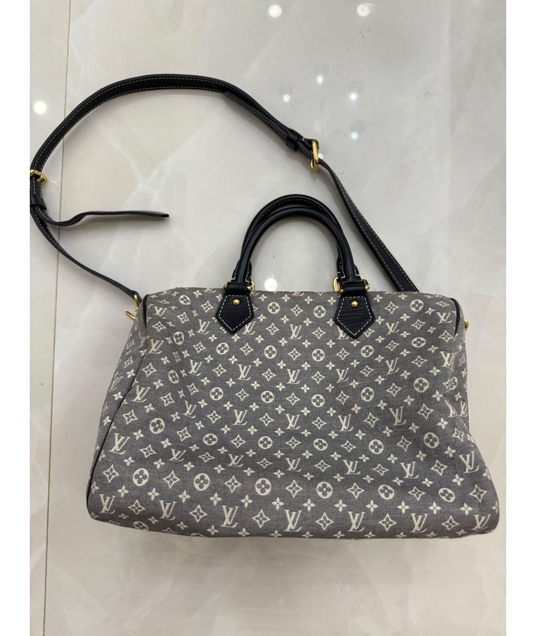 LOUIS VUITTON Синяя сумка тоут, фото 8