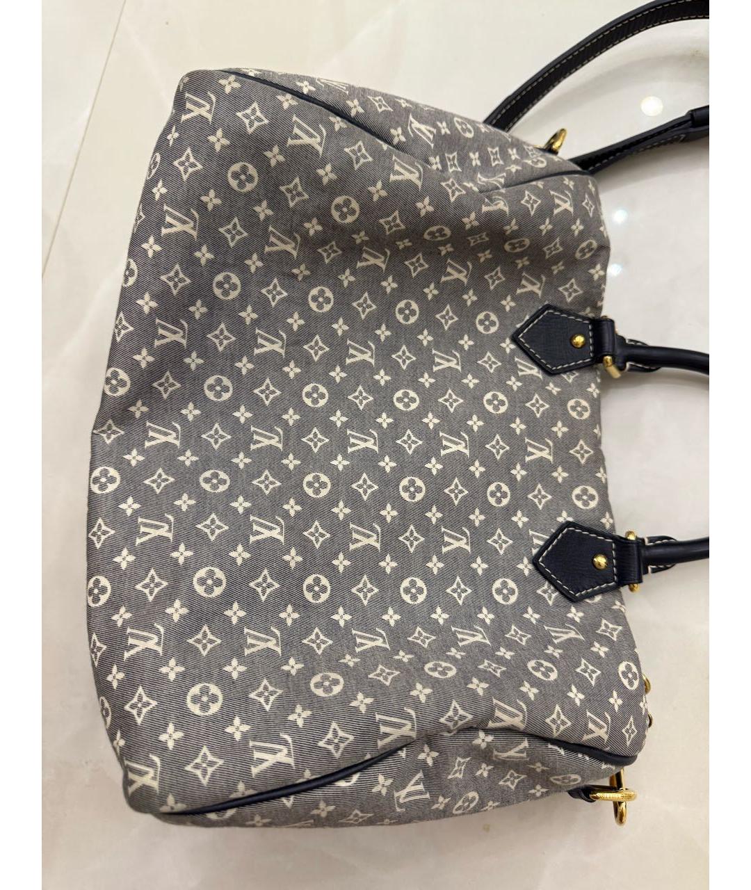 LOUIS VUITTON Синяя сумка тоут, фото 3