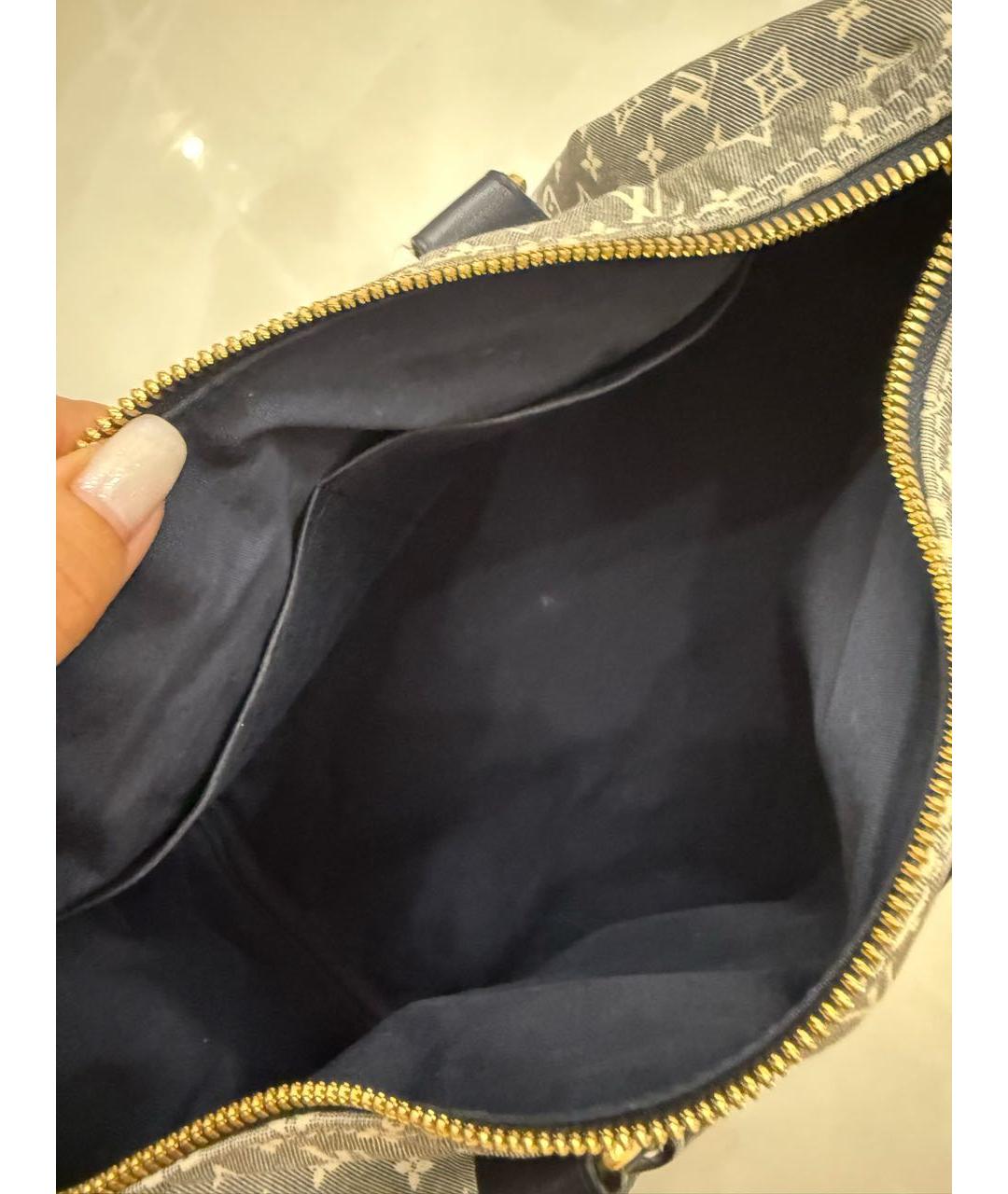 LOUIS VUITTON Синяя сумка тоут, фото 4