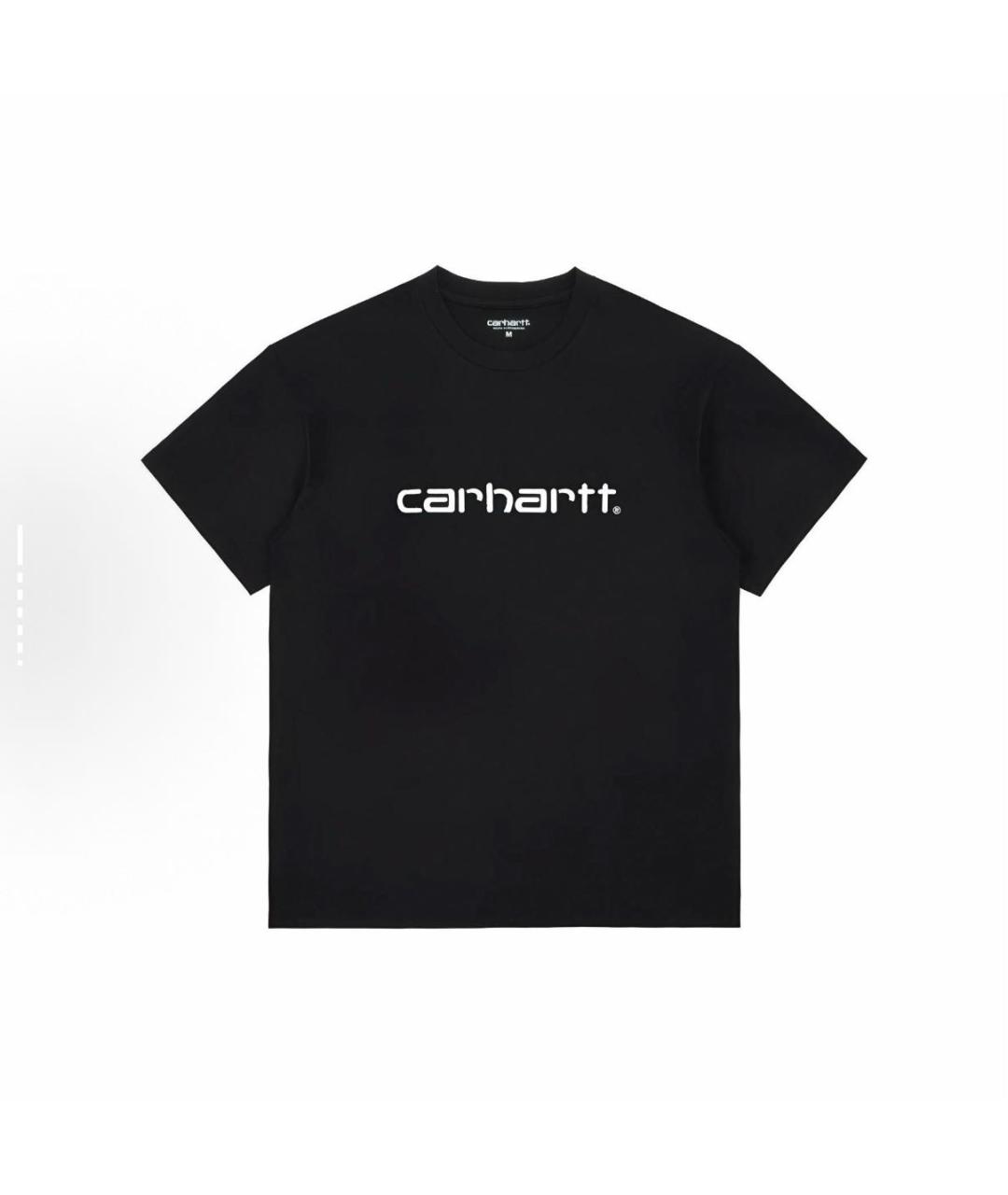 CARHARTT Черная хлопковая футболка, фото 3