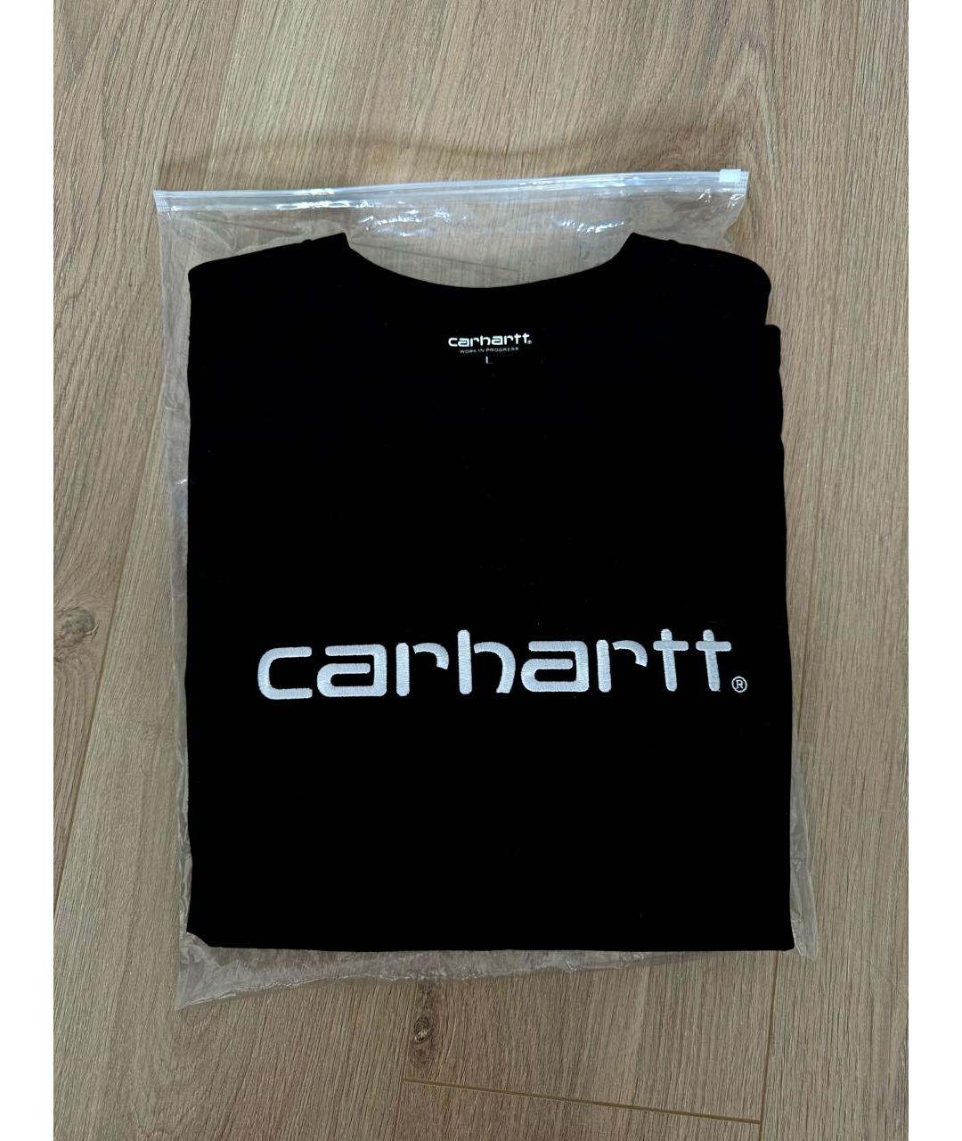 CARHARTT Черная хлопковая футболка, фото 2