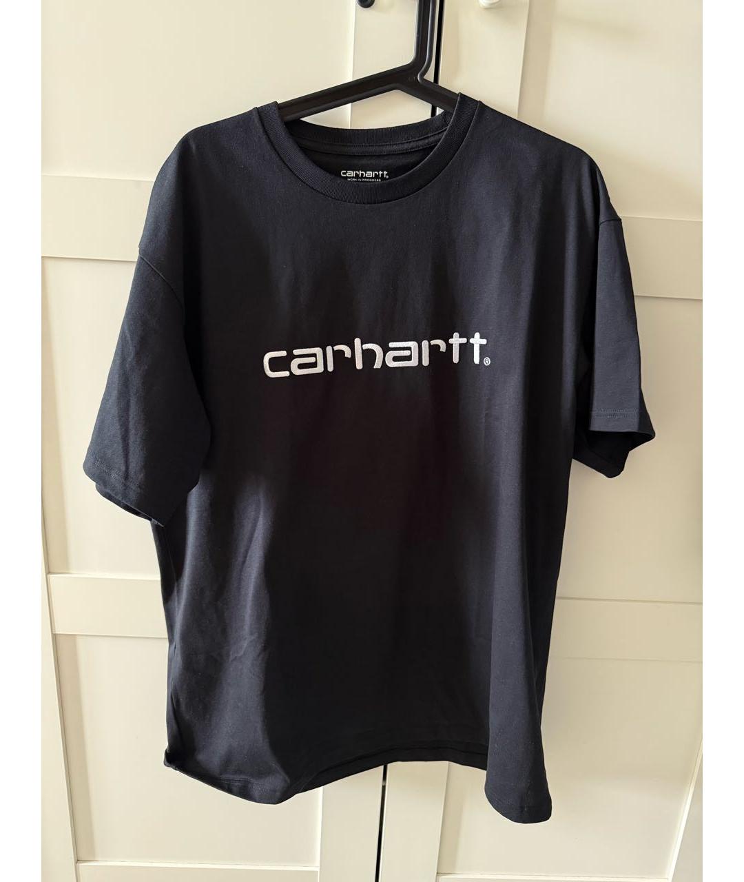 CARHARTT Черная хлопковая футболка, фото 4