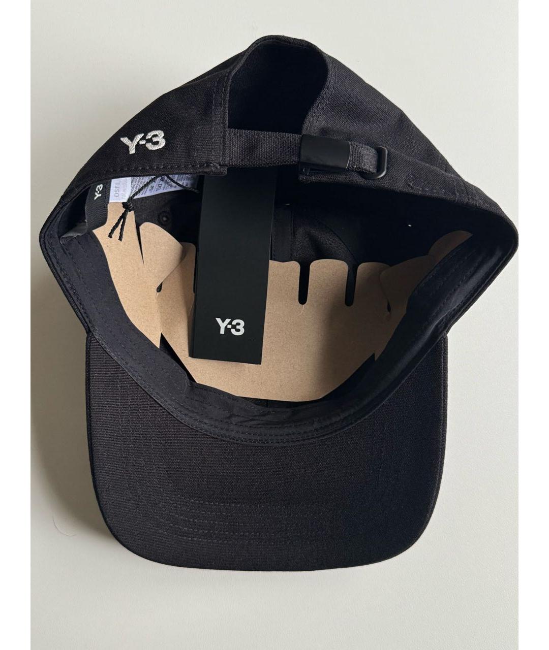 Y-3 Черная кепка/бейсболка, фото 6