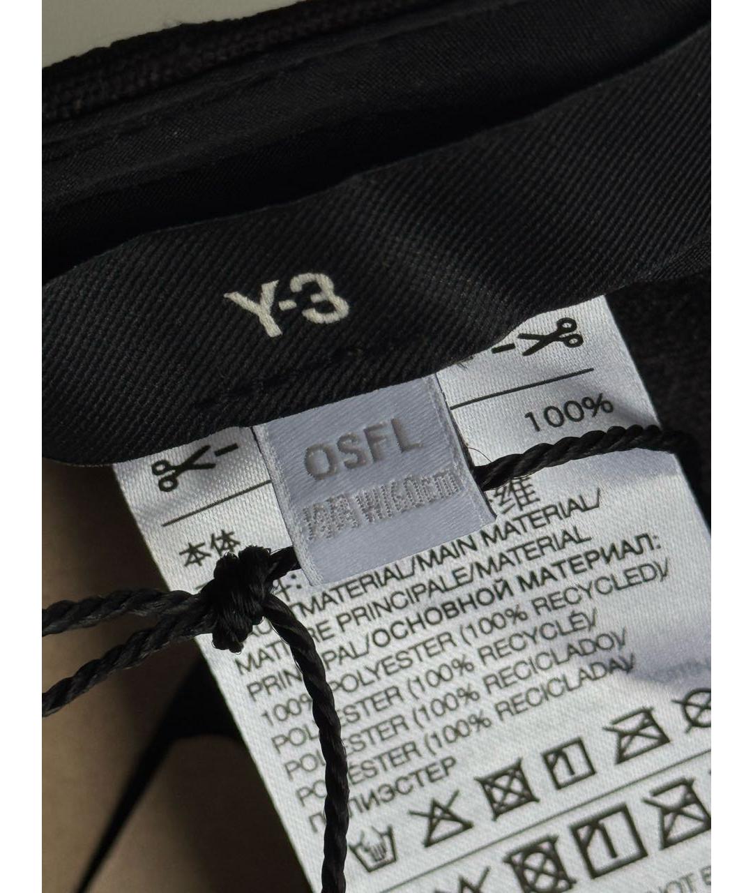 Y-3 Черная кепка/бейсболка, фото 5