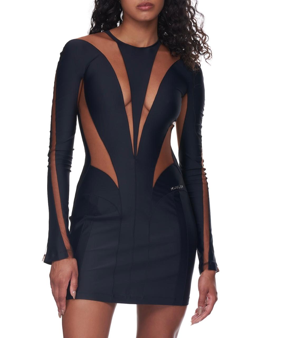 MUGLER Мульти коктейльное платье, фото 2