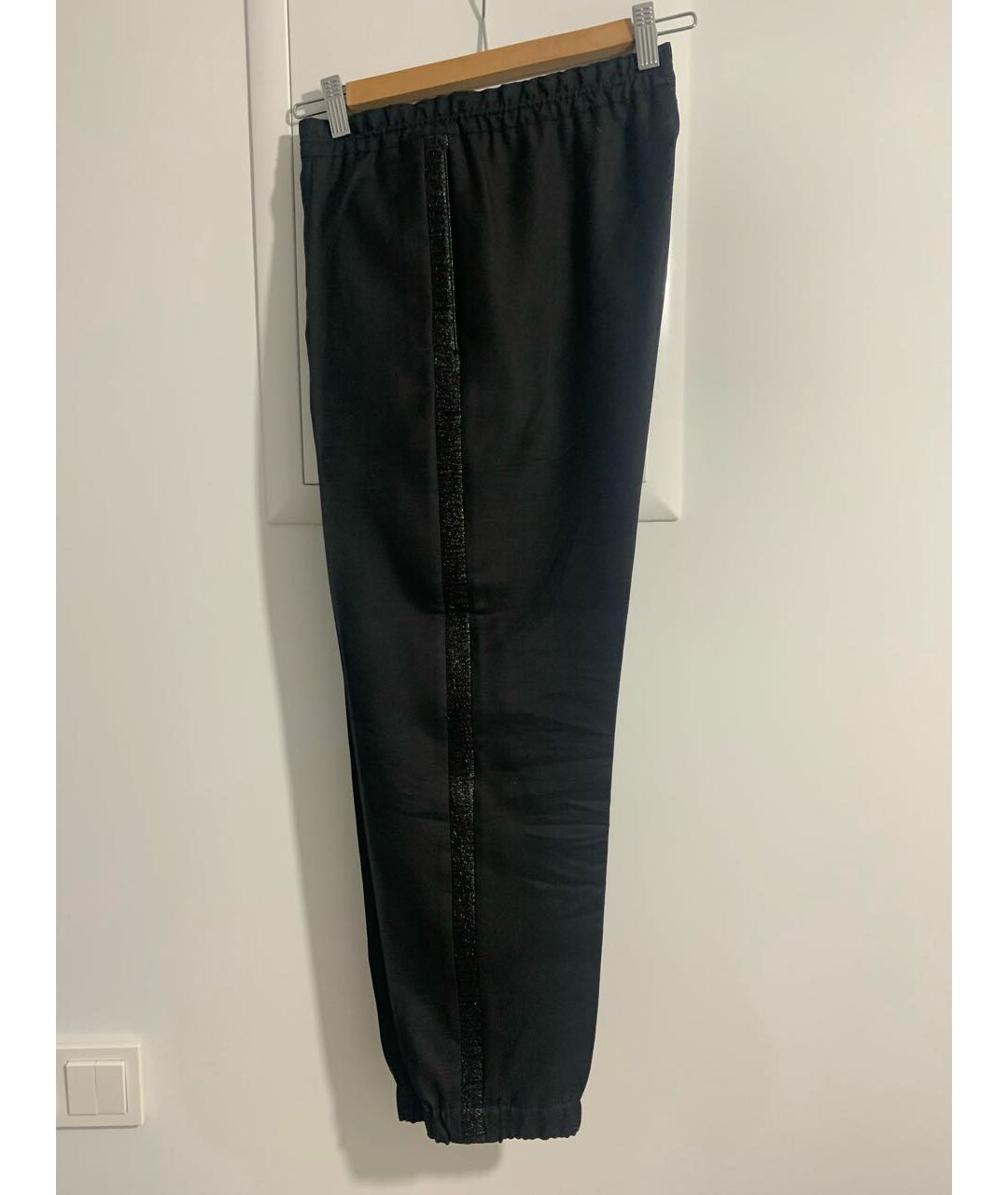 DSQUARED2 Черные шерстяные брюки чинос, фото 4